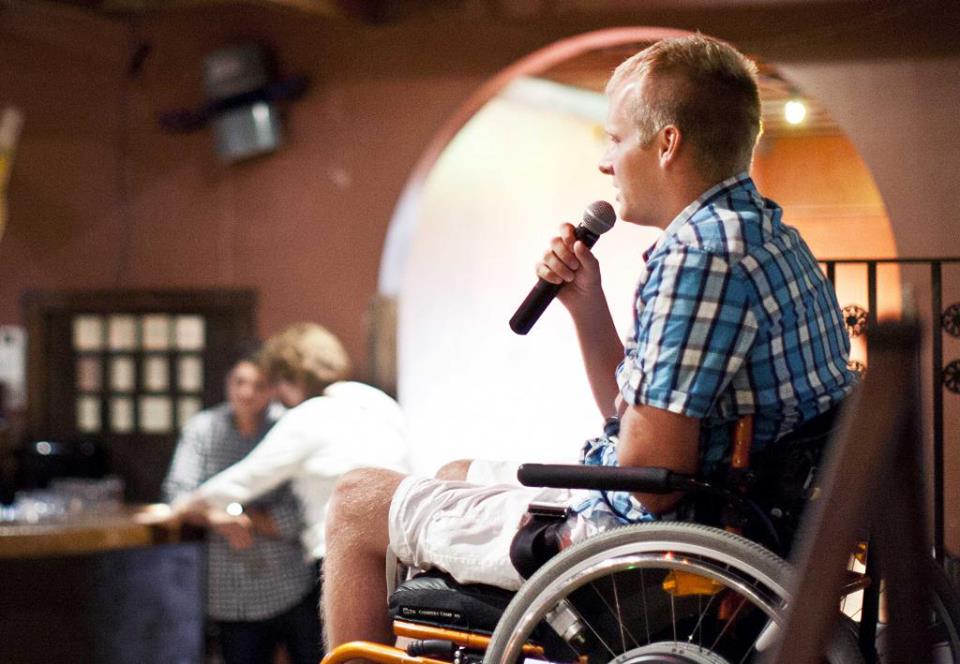 Speaking at the Kickstarter Launch Party